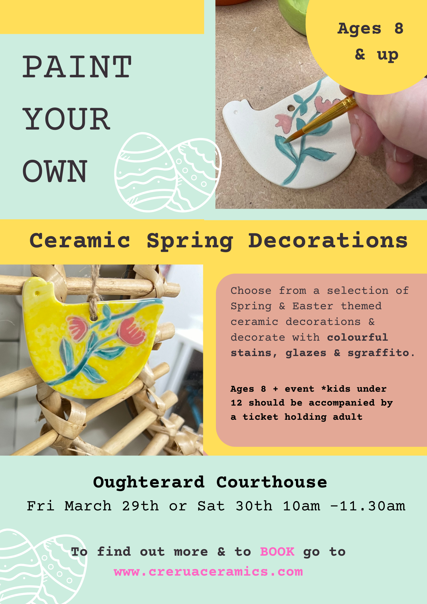 Paint Your Own - Spring Ceramic Workshop